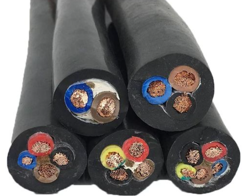 橡套軟電纜REF-3*6+1*4